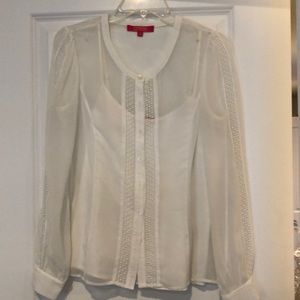 Catherine Malanrino Chiffon Blouse Size 4
